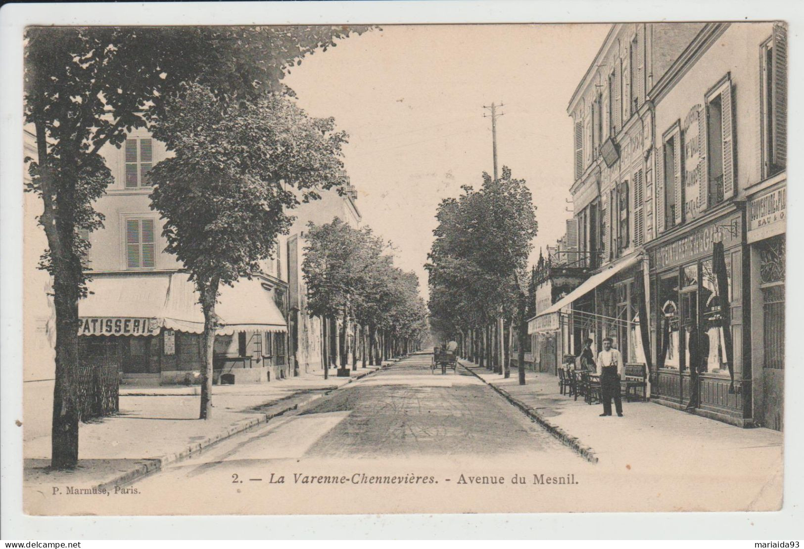 SAINT MAUR DES FOSSES - VAL DE MARNE - LA VARENNE CHENNEVIERES - AVENUE DU MESNIL - Saint Maur Des Fosses