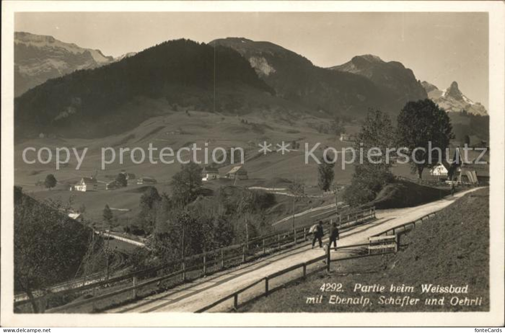 11677106 Weissbad Mit Ebenalp Schaefler Und Oehrli Weissbad - Sonstige & Ohne Zuordnung