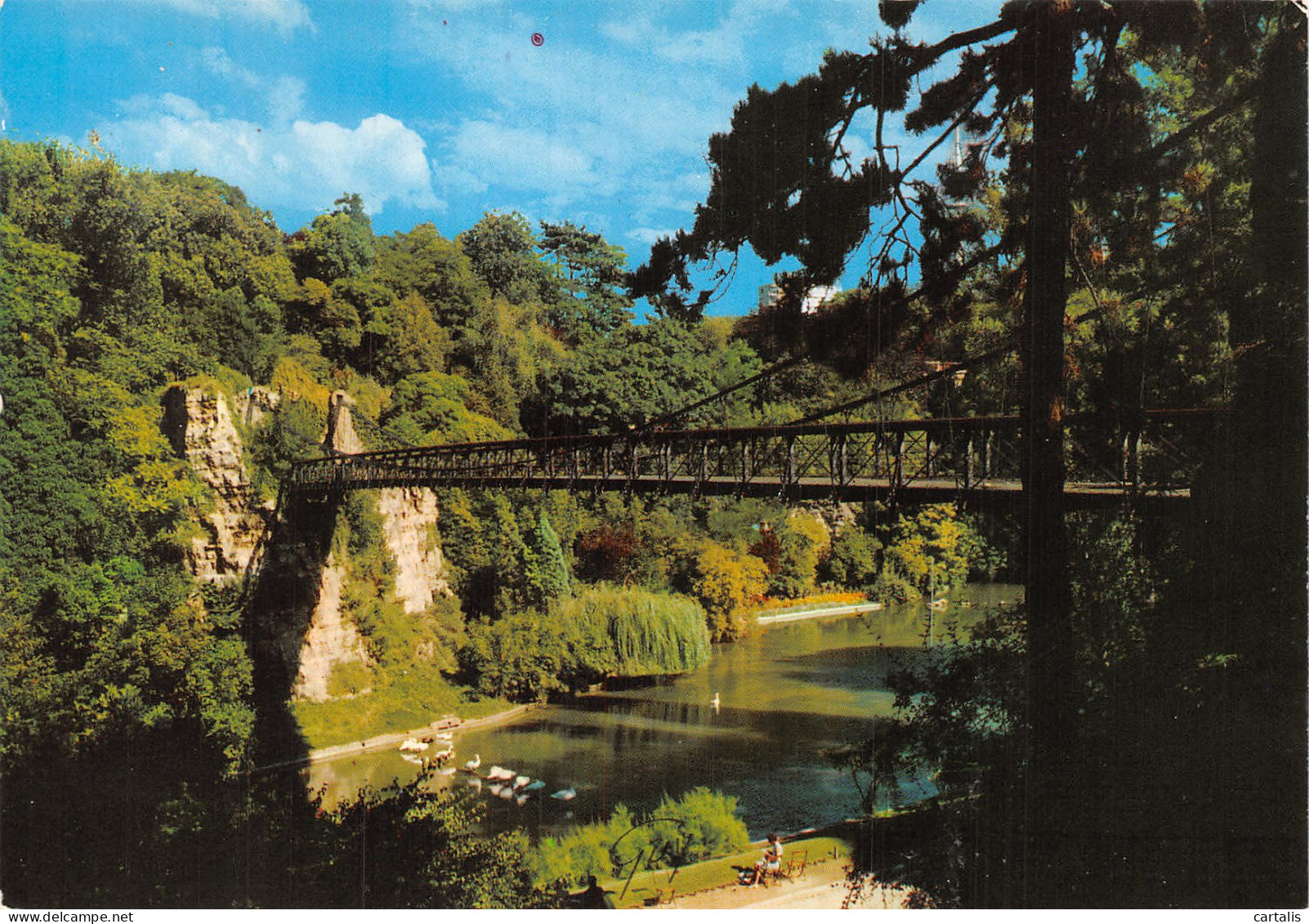 75-PARIS LE PARC DES BUTTES CHAUMONT -N°4217-B/0013 - Parcs, Jardins