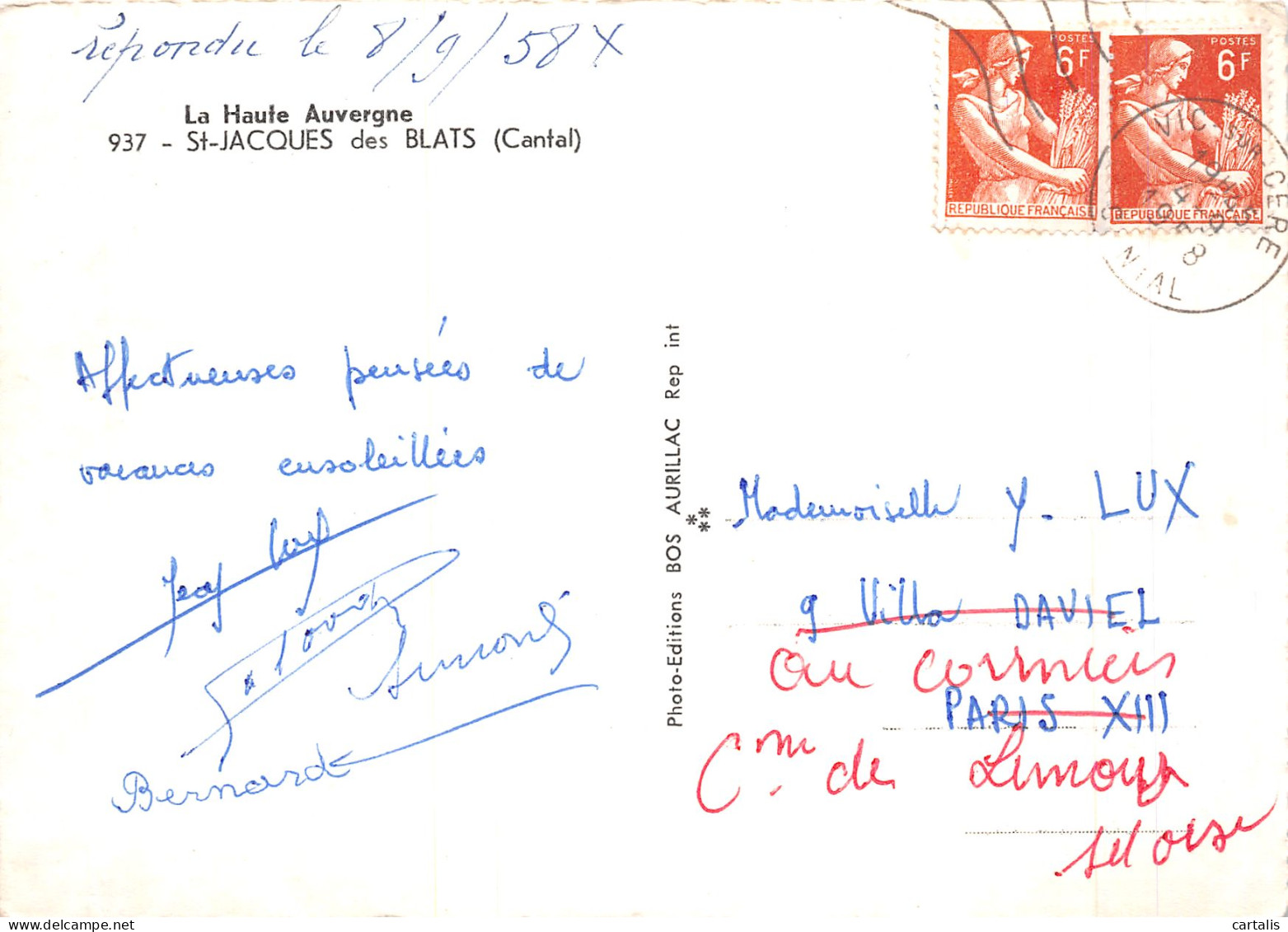 15-SAINT JACQUES DES BLATS-N°4218-D/0087 - Other & Unclassified