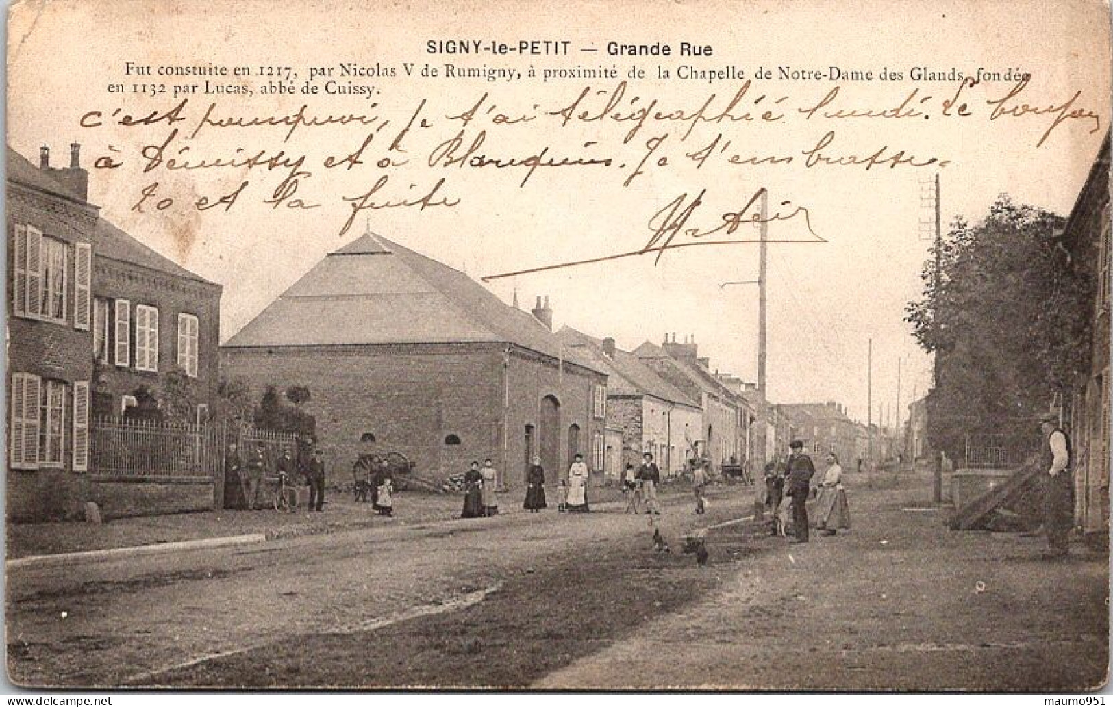 08 SIGNY-le-PETIT - Grande Rue - Sonstige & Ohne Zuordnung