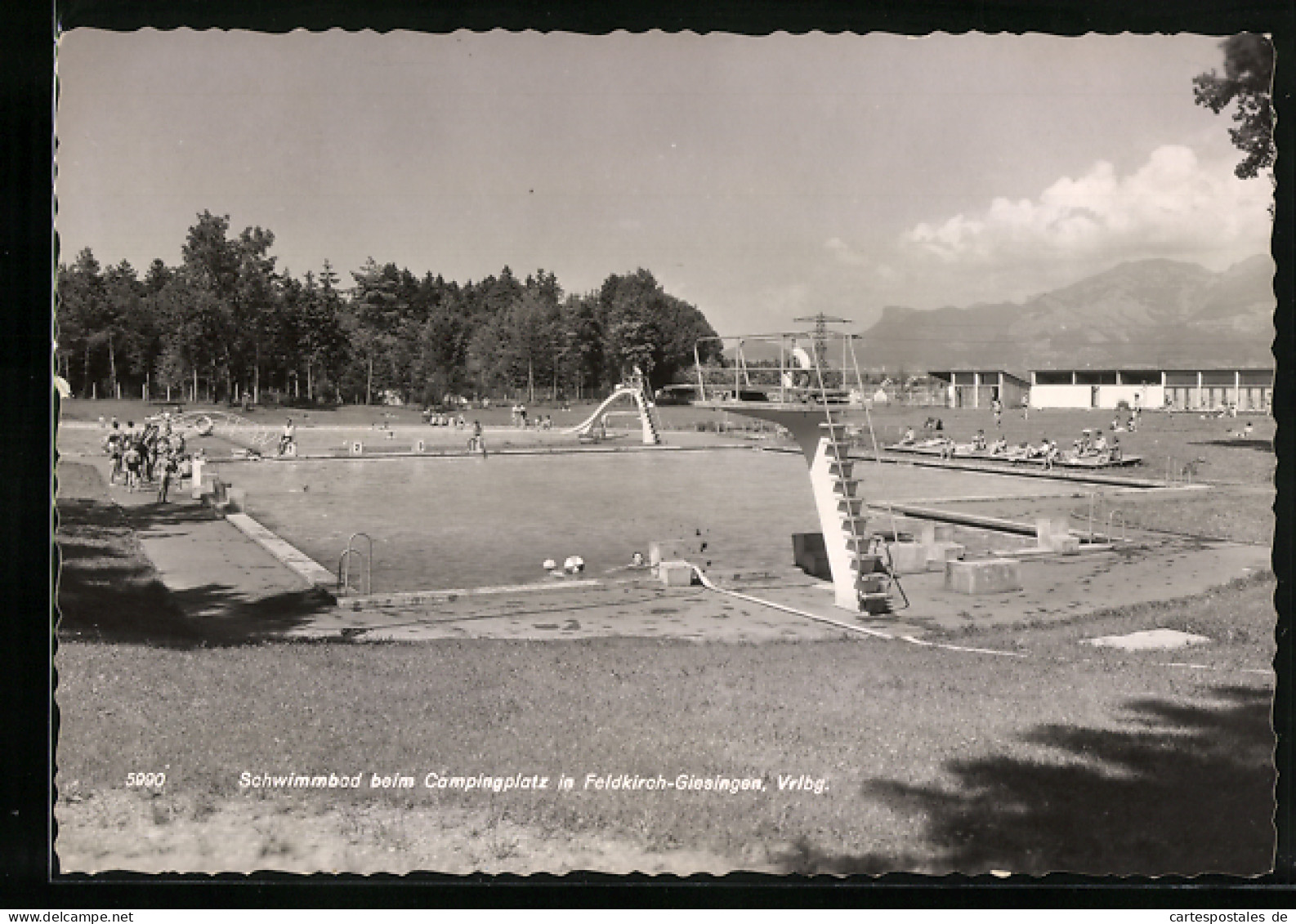 AK Feldkirch-Giesingen, Schwimmbad Beim Campingplatz  - Andere & Zonder Classificatie