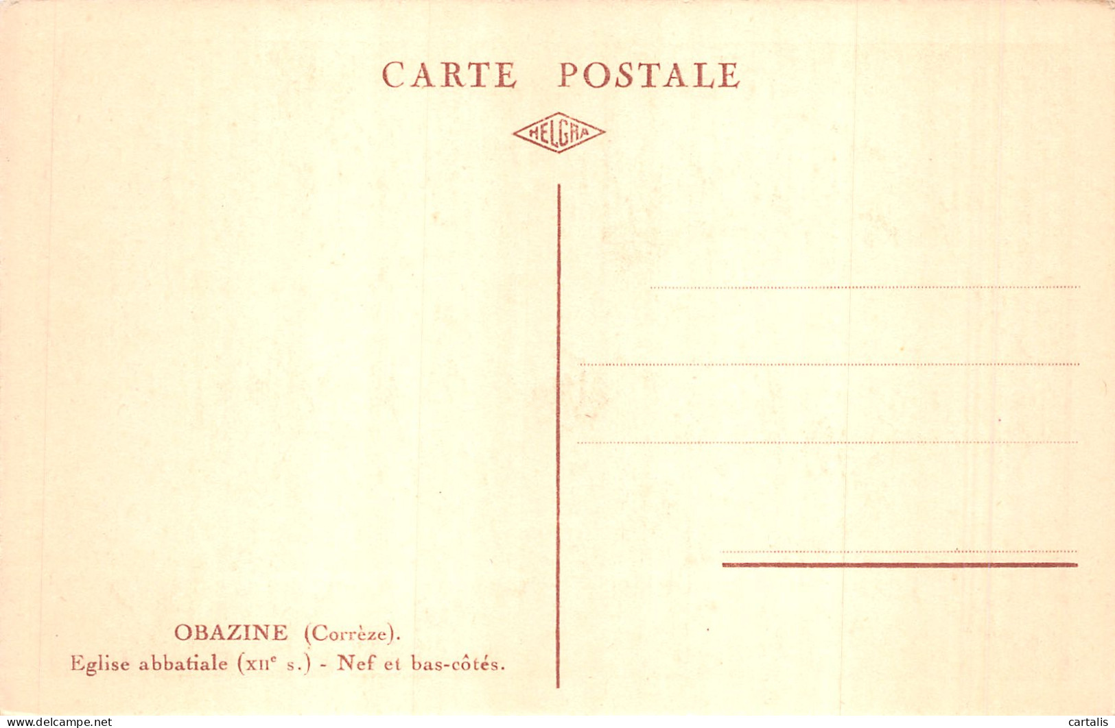 19-OBAZINE-N°4219-B/0075 - Autres & Non Classés