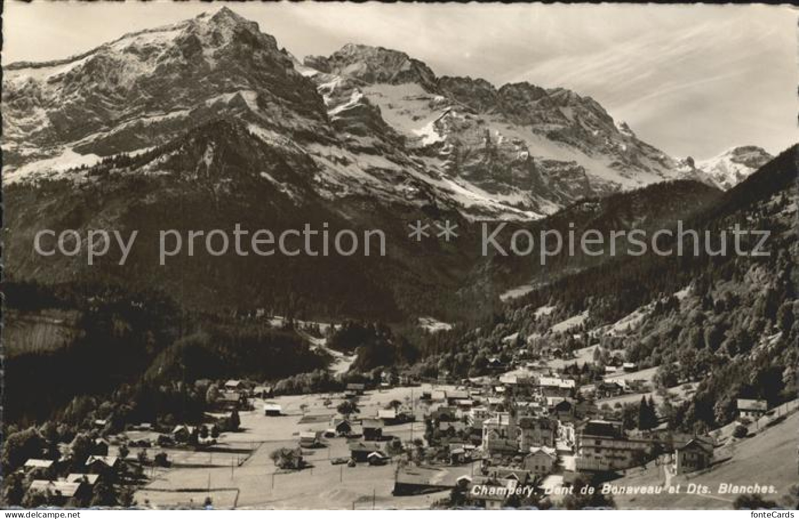 11675737 Champery Dorfansicht Champery - Andere & Zonder Classificatie