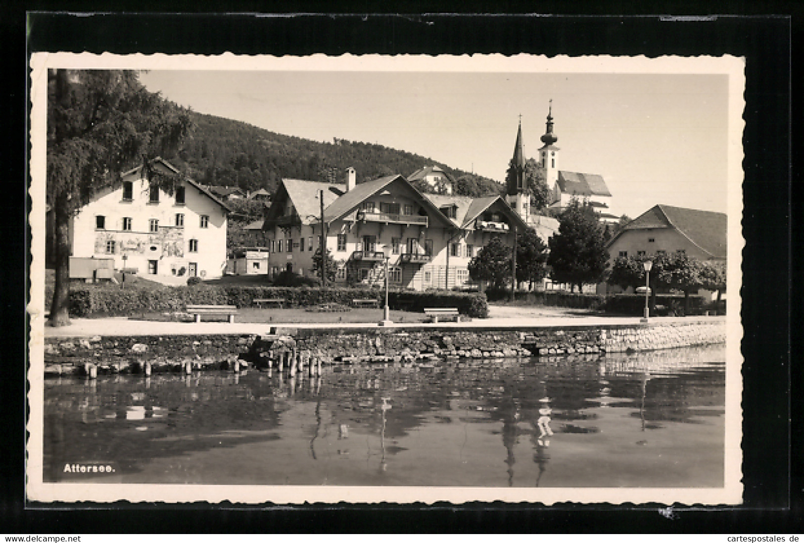 AK Attersee, Badegeäste Am Strand  - Other & Unclassified