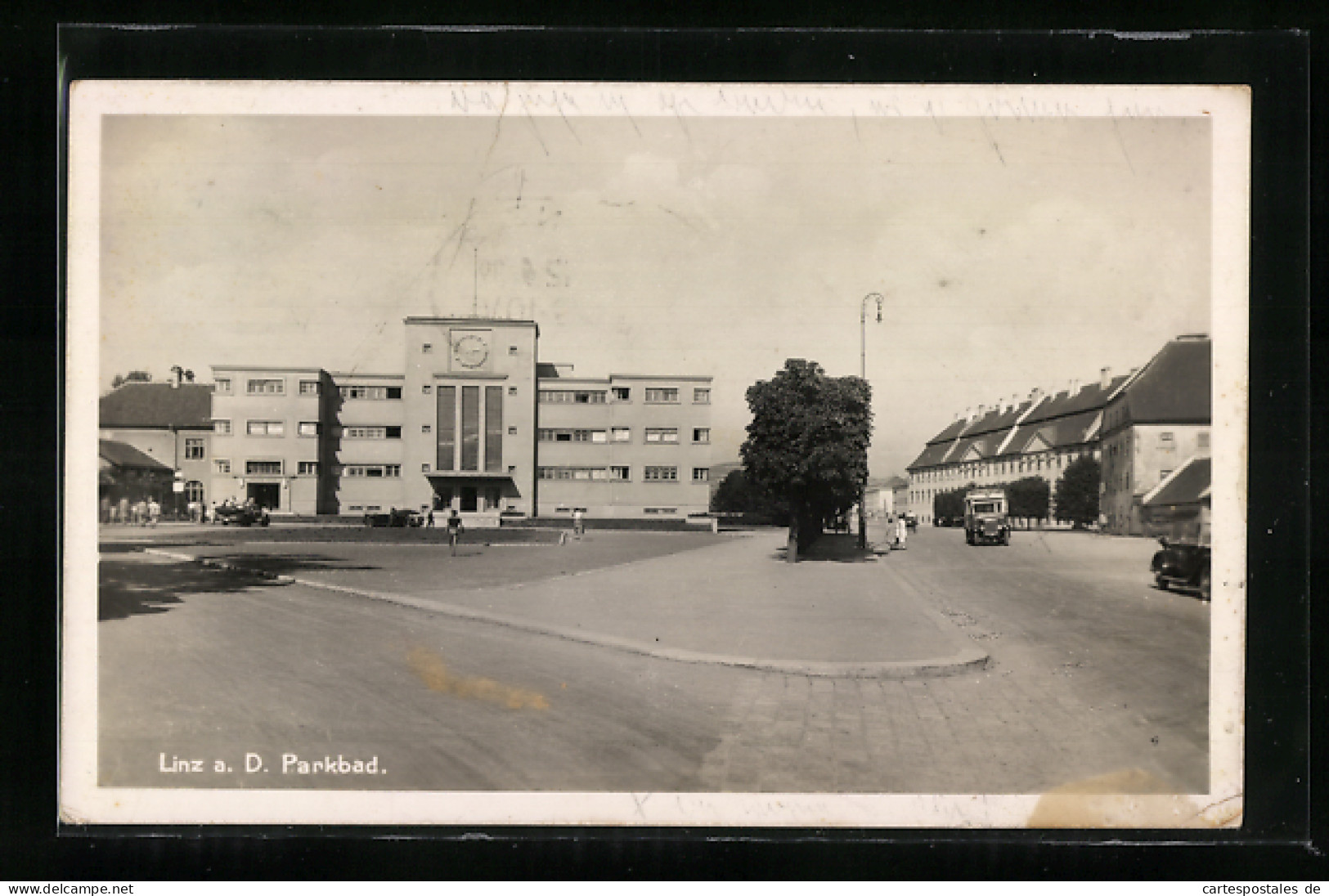 AK Linz / Donau, Strassenpartie Am Parkbad  - Other & Unclassified