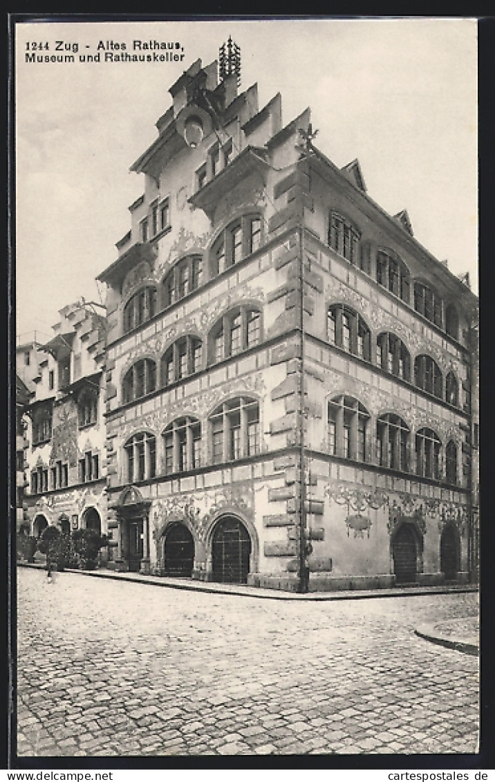 AK Zug, Altes Rathaus, Museum & Rathauskeller  - Sonstige & Ohne Zuordnung