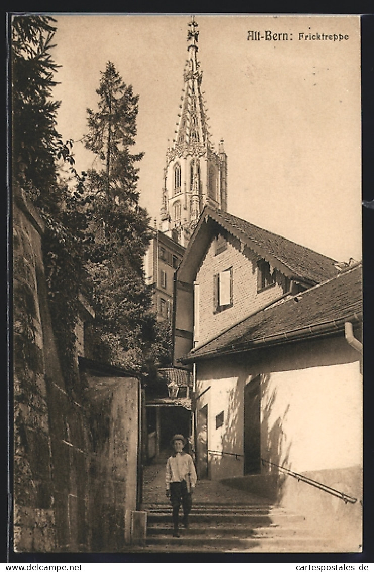 AK Bern, Fricktreppe In Der Altstadt  - Berne