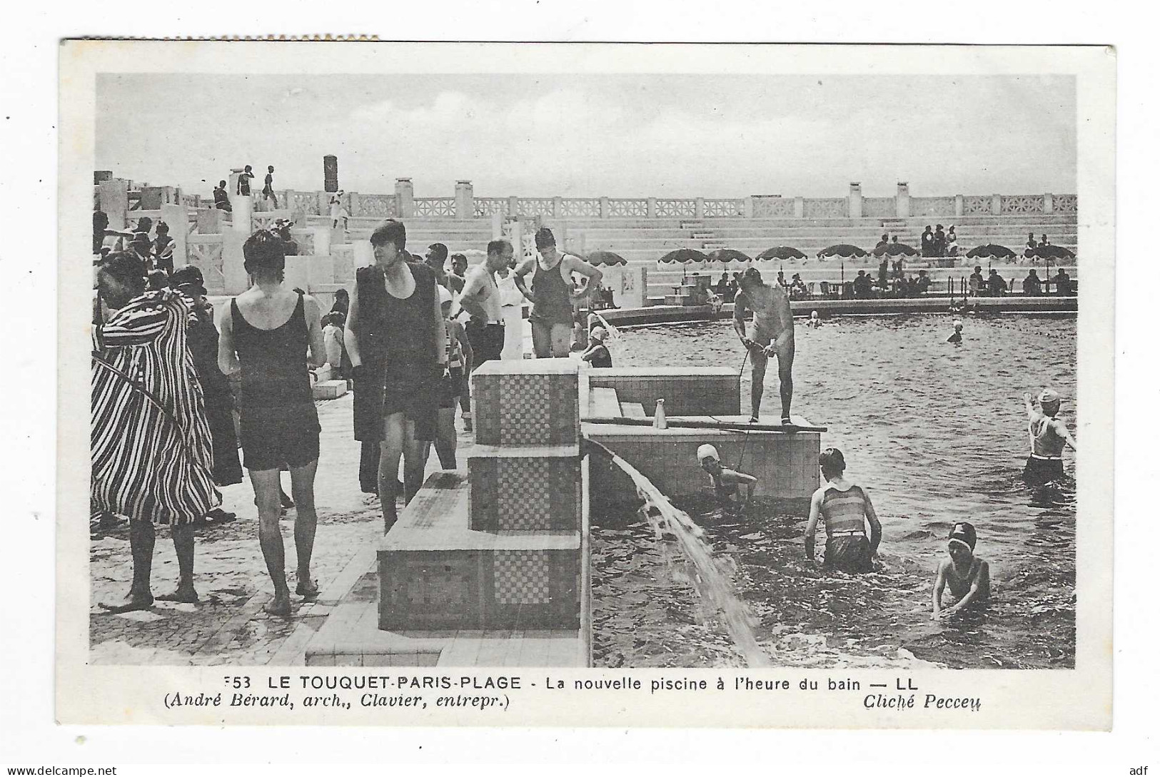 CPA LE TOUQUET PARIS PLAGE, LA NOUVELLE PISCINE A L'HEURE DU BAIN, PAS DE CALAIS 62 - Le Touquet