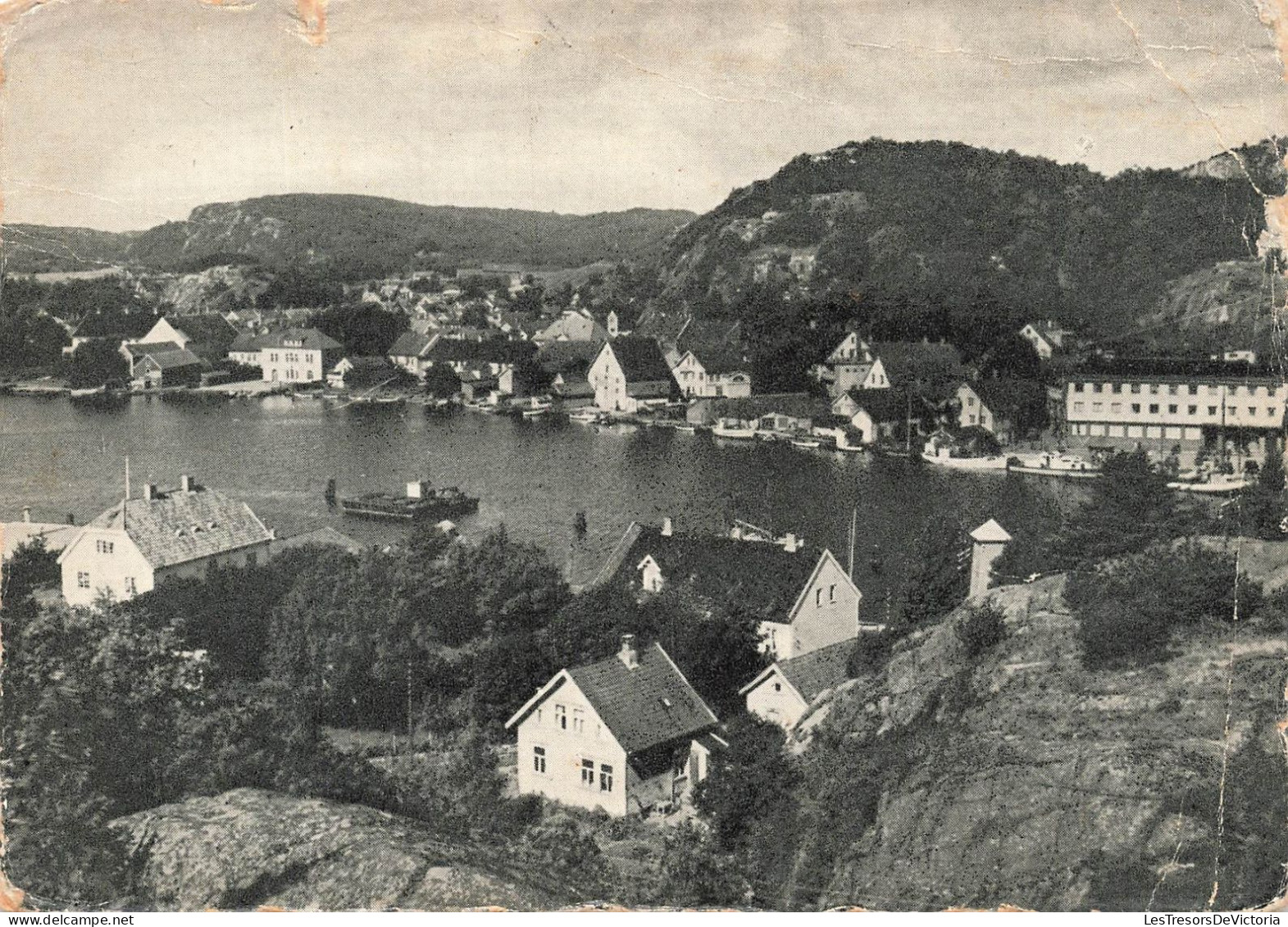 NORVEGE - Mandal - Vue Générale De La Ville - Carte Postale Ancienne - Noorwegen