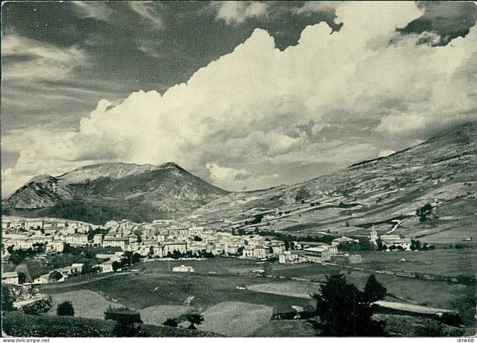 CAMPO DI GIOVE  ( L'AQUILA ) PANORAMA - EDIZ. PENSIONE FONTE ROMANA - SPEDITA 1966 (20674) - L'Aquila