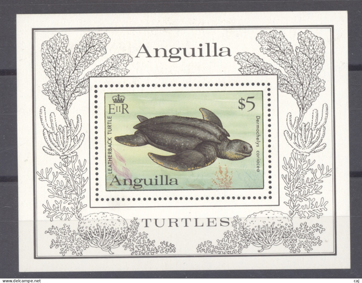 Anguila  -  Blocs  :  Yv 49  **  Tortue Marine - Anguilla (1968-...)