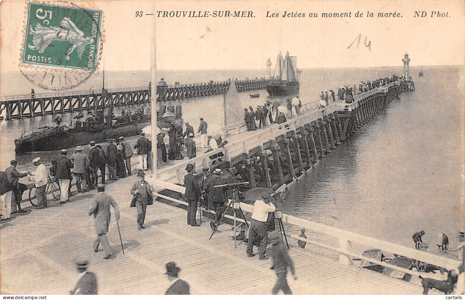 14-TROUVILLE SUR MER-N°4220-F/0379 - Trouville