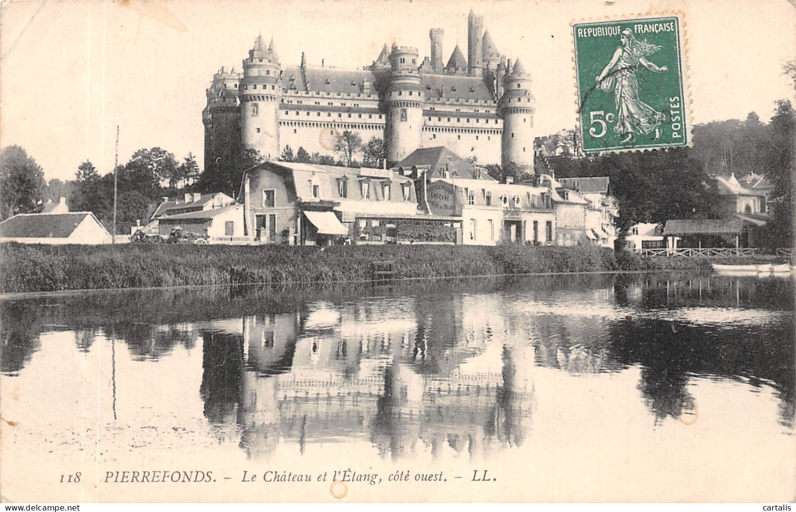 60-PIERREFONDS LE CHATEAU-N°4220-F/0071 - Pierrefonds