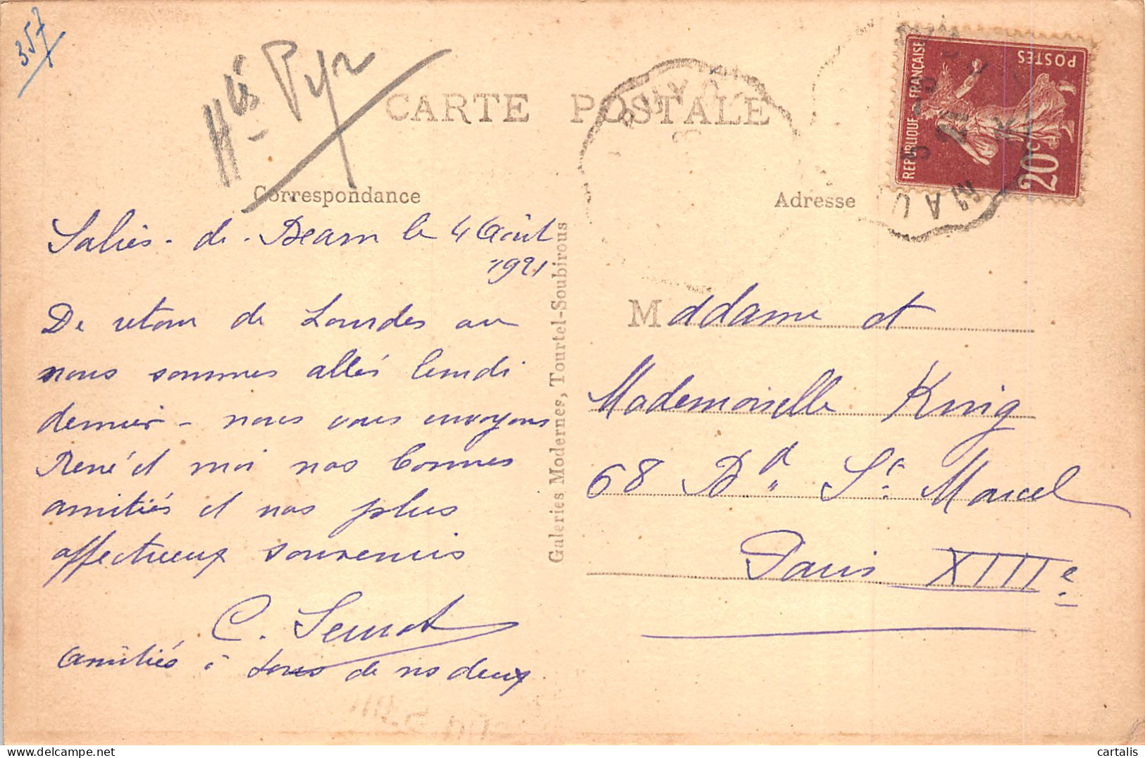 65-LOURDES-N°4220-D/0373 - Lourdes