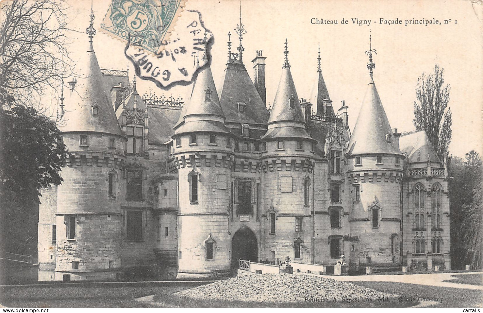 95-VIGNY LE CHATEAU-N°4220-D/0191 - Vigny