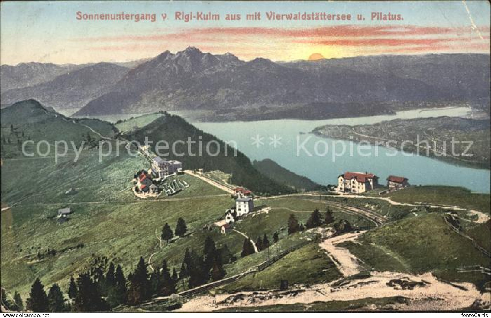 11673516 Rigi Kulm Vierwaldstaettersee Und Pilatus Rigi Kulm - Other & Unclassified