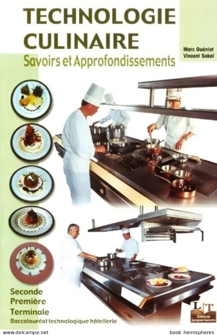 Technologie Culinaire Bac Pro Hôtelier (2003) De M. Gueniot - 12-18 Ans