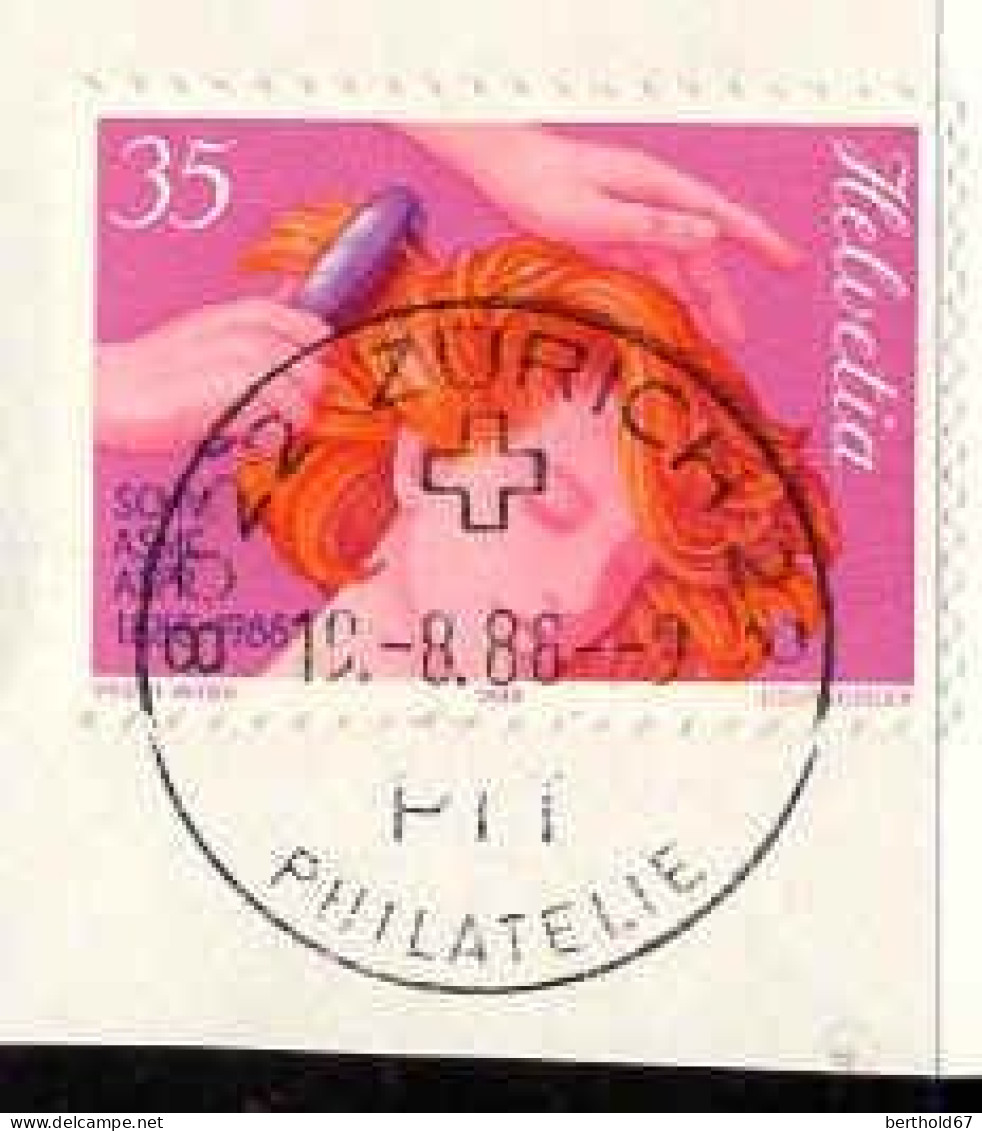 Suisse Poste Obl Yv:1294 Mi 1365 SCMV ASMC ASPP Coiffeur (TB Cachet à Date) - Gebraucht