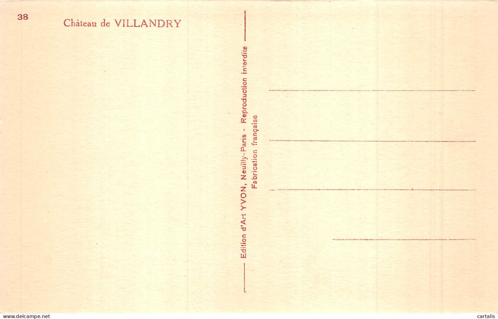 37-VILLANDRY LE CHATEAU-N°4221-A/0179 - Other & Unclassified