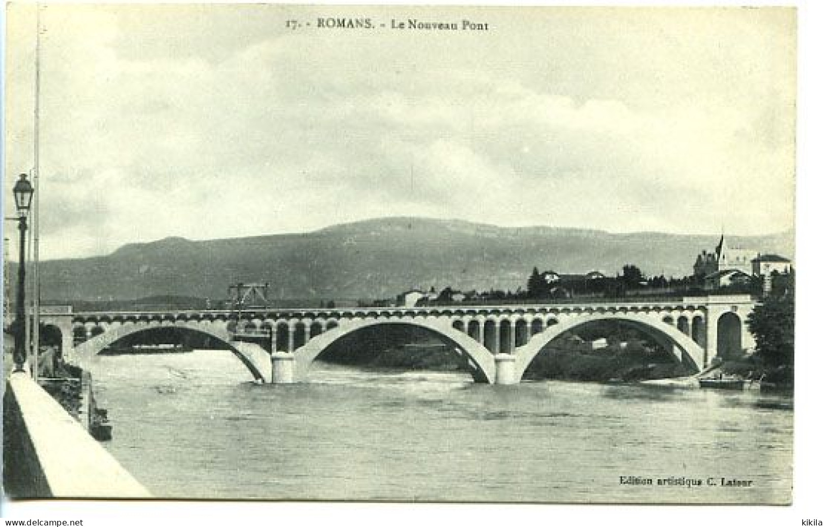 CPA 9 X 14  Drôme   ROMANS   Le Nouveau Pont - Romans Sur Isere