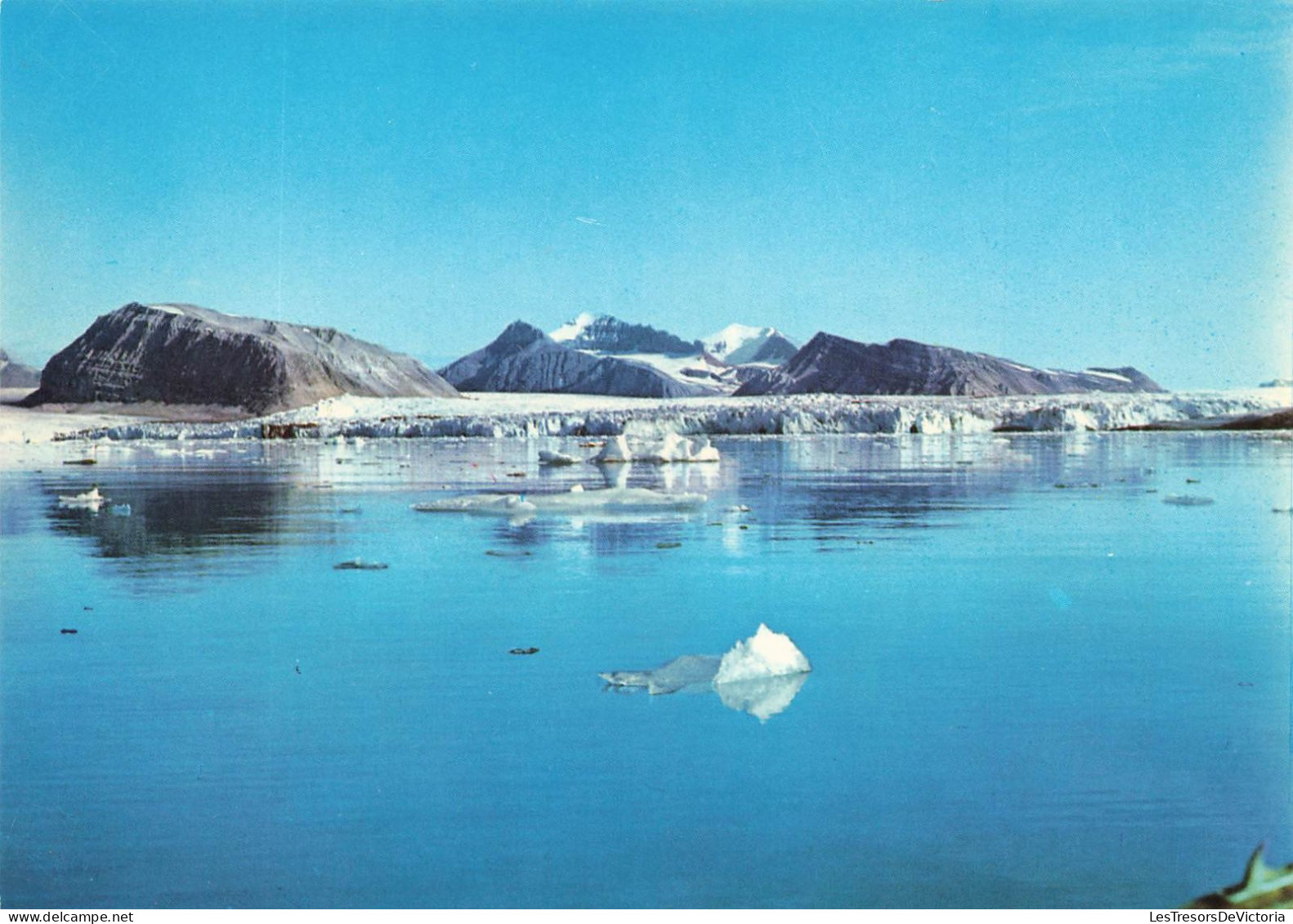 NORVEGE  - The Kongsbeern Glaicer With The Three Crowns  In The Background - Colorisé - Carte Postale - Noorwegen