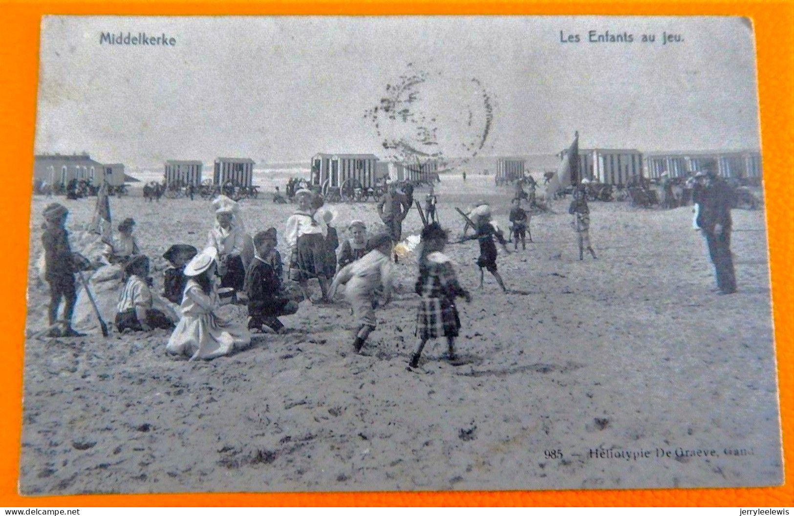 MIDDELKERKE  -  Les Enfants Au Jeu  - 1908 - Middelkerke