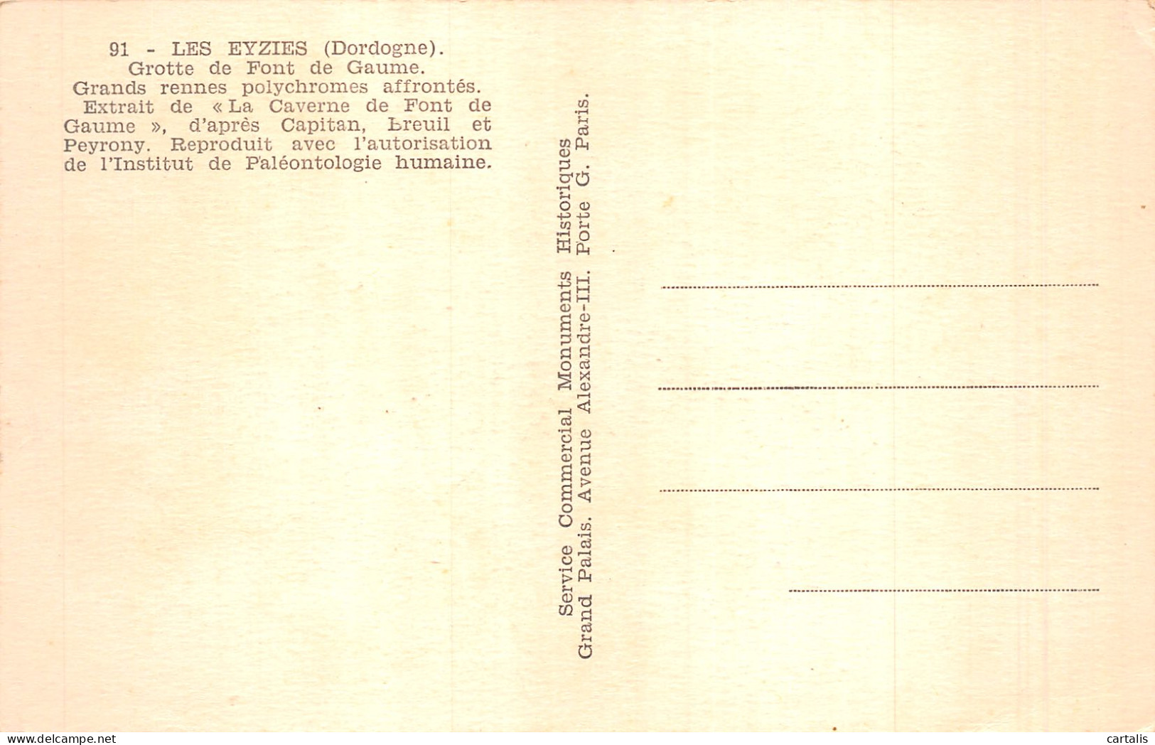 27-LES EYZIES-N°4221-A/0351 - Sonstige & Ohne Zuordnung