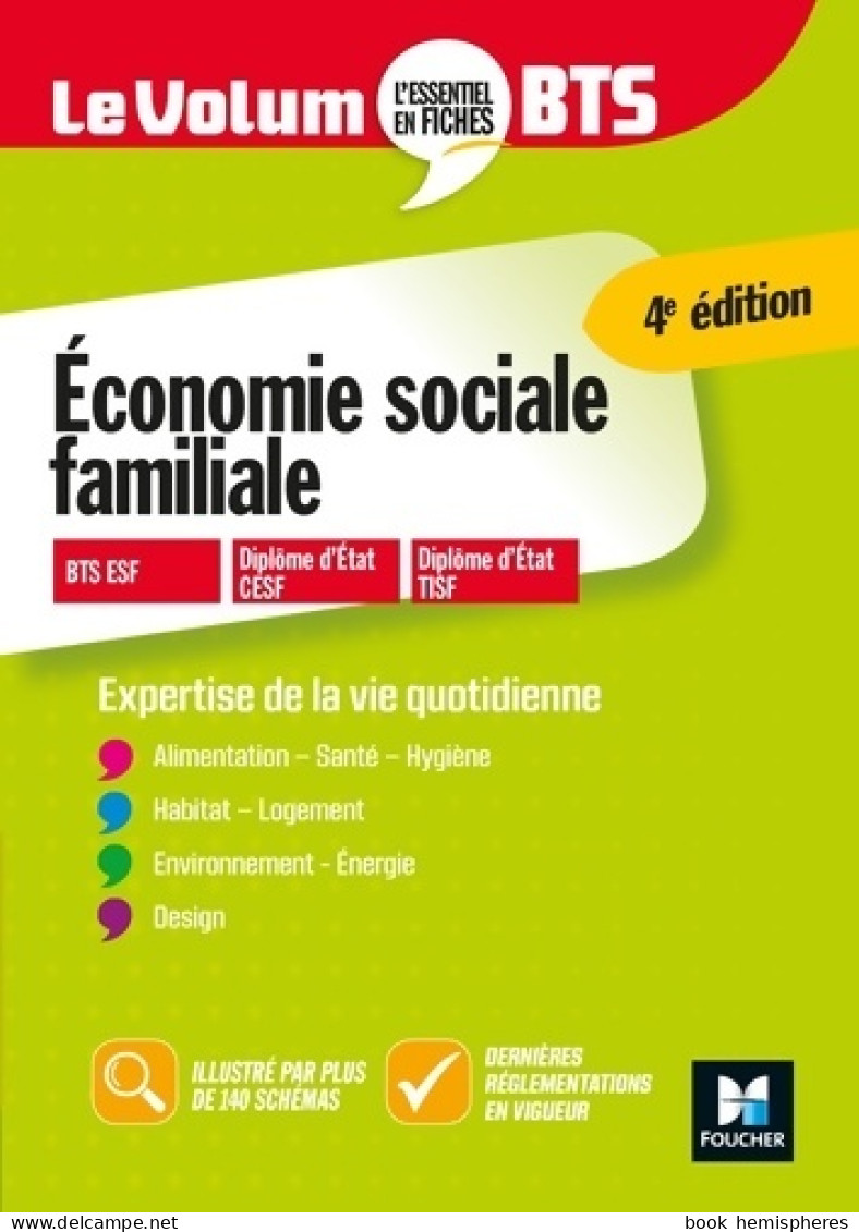 Le Volum' BTS - économie Sociale Familiale - Révision Et Entrainement (2019) De Catherine Fetz - 18 Años Y Más