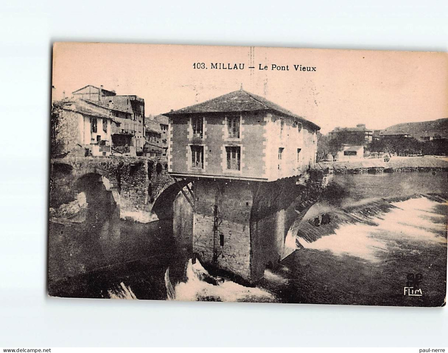 MILLAU : Le Pont Vieux - état - Millau