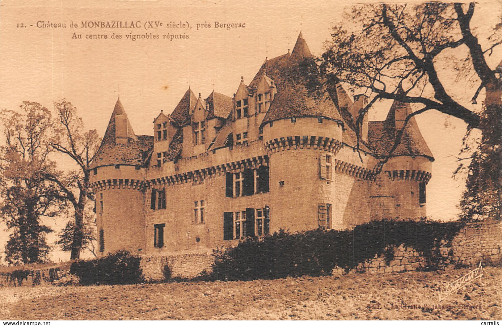 24-MONBAZILLAC LE CHATEAU-N°4221-F/0159 - Other & Unclassified