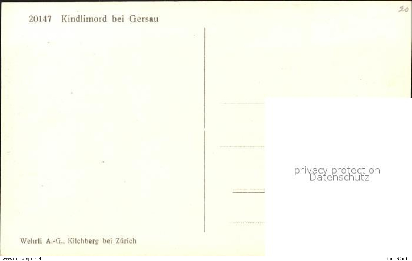 11672787 Gersau Vierwaldstaettersee Kindlimord Bei Gersau Gersau - Other & Unclassified