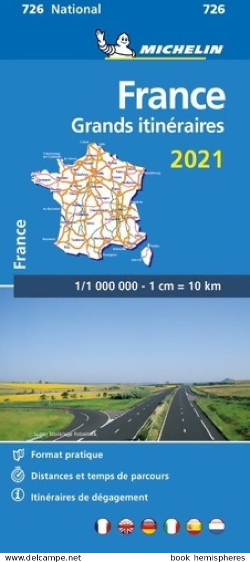 Carte Nationale Grands Itinéraires France 2021 (2021) De Michelin - Giochi Di Società