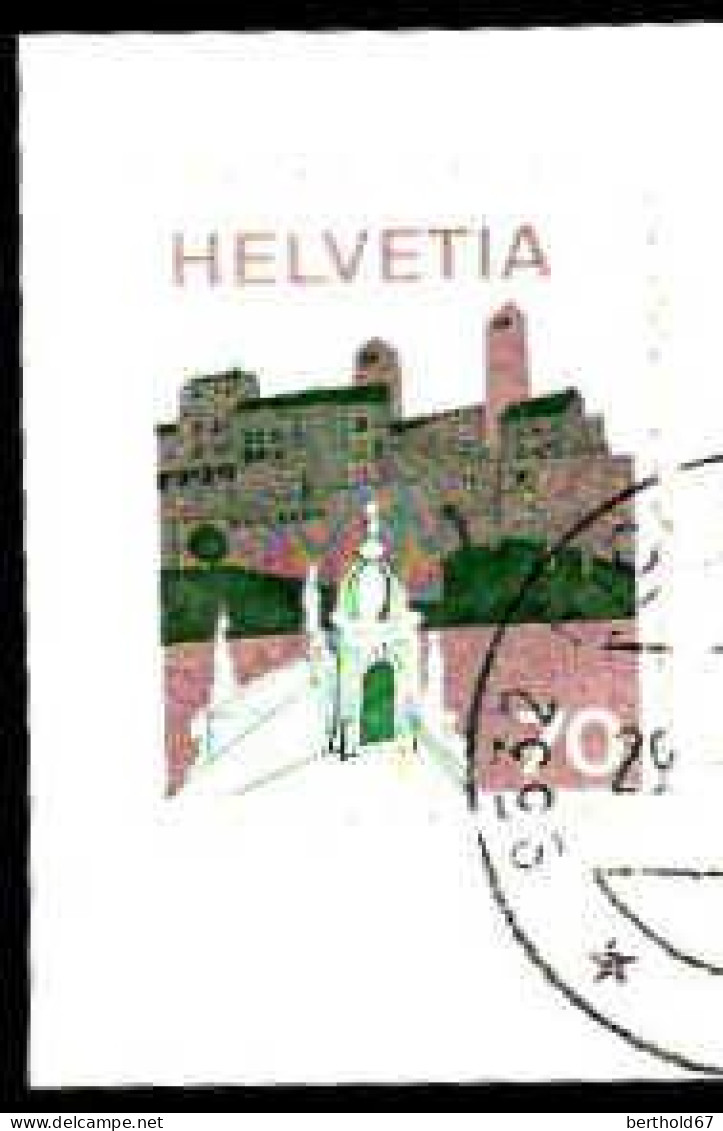 Suisse Poste Obl Yv: 941 Mi 1011 Sopraceneri (cachet Rond) Sur Fragment - Used Stamps