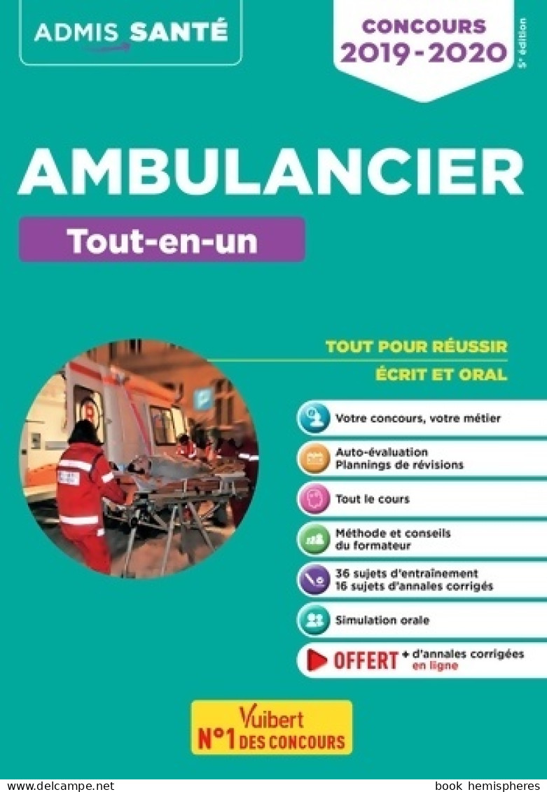 Concours Ambulancier - Tout-en-un : Concours 2019/2020 (2018) De Marion Gauthier - 18 Ans Et Plus