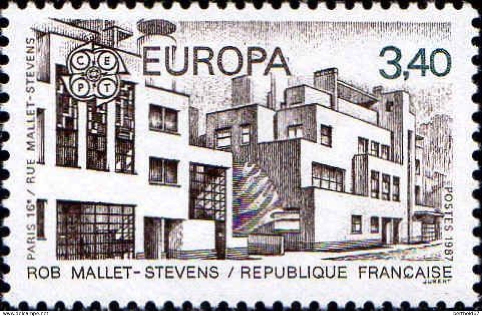 France Poste N** Yv:2472 Mi:2604 Europa Rob Mallet-Stevens - Nuevos