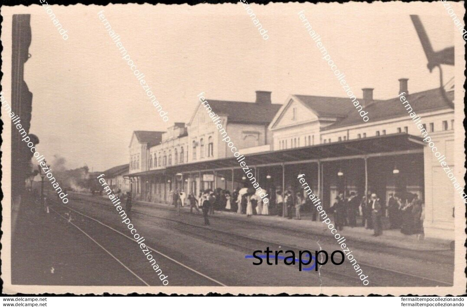 Am771 Cartolina Cpa Linea Vienna Varsavia Stazione Di Bialostok Polonia - Autres & Non Classés