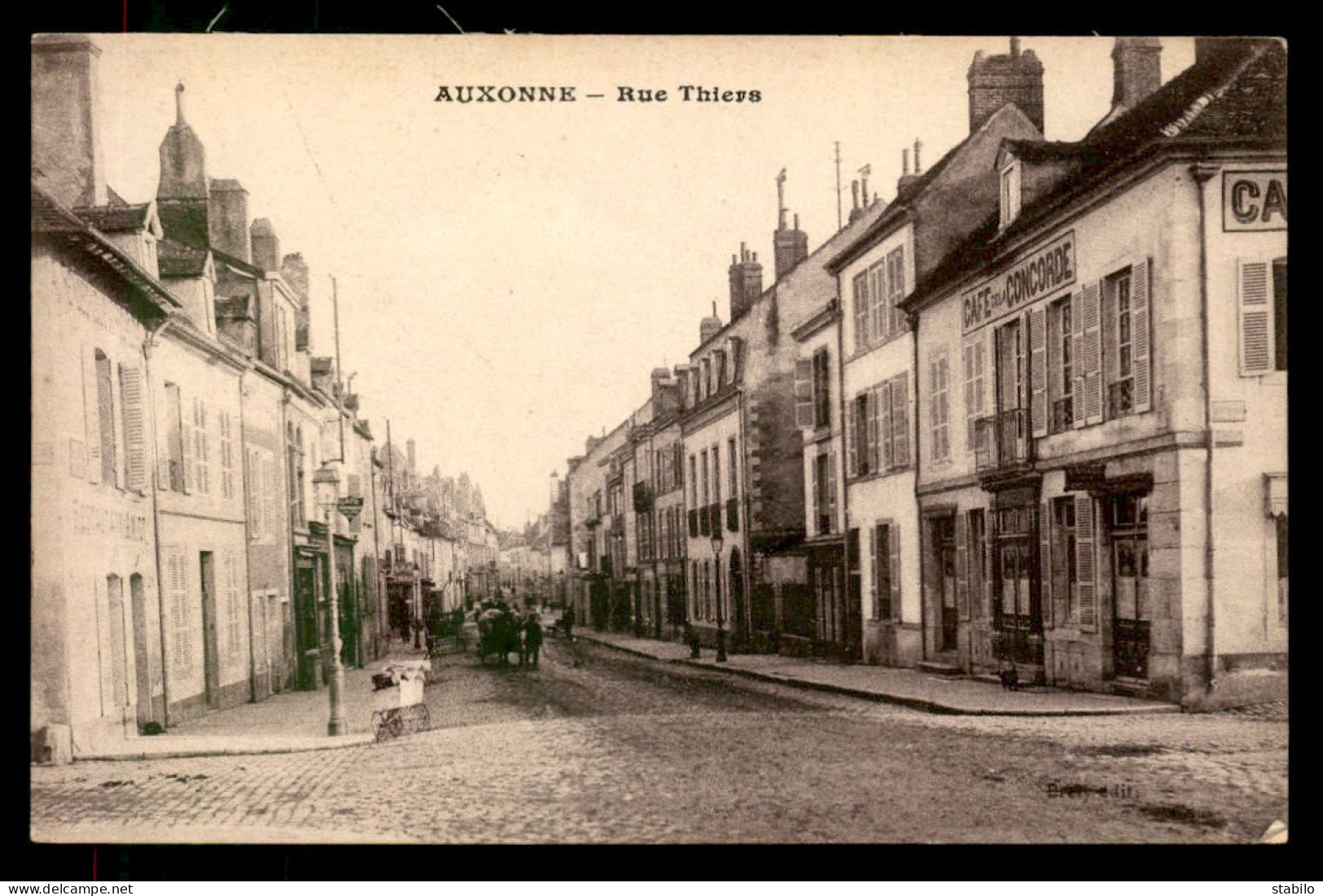 21 - AUXONNE - RUE THIERS - CAFE DE LA CONCORDE - Auxonne