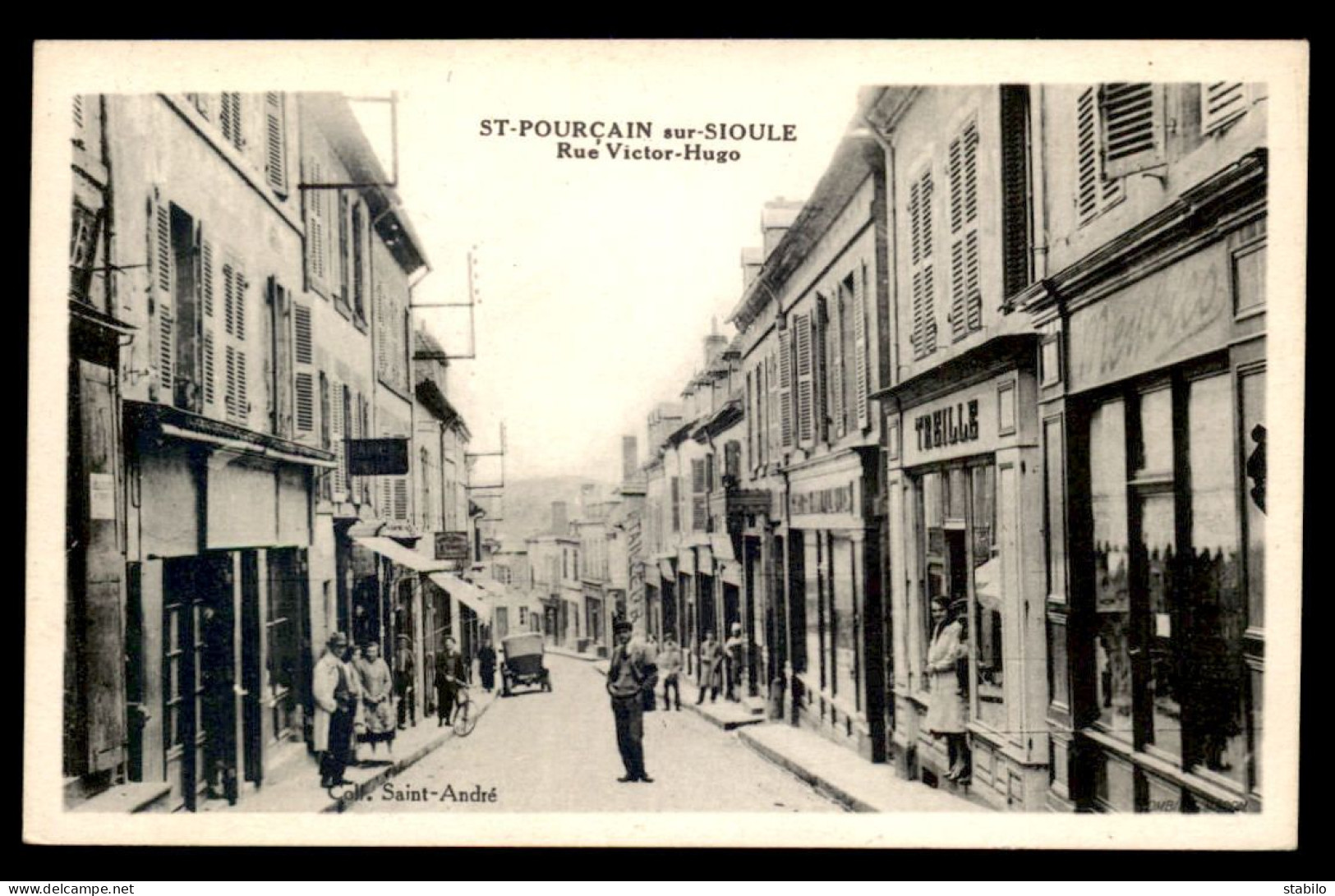 03 - ST-POURCAIN-SUR-SIOULE - RUE VICTOR HUGO - MAGASIN TREILLE - Other & Unclassified