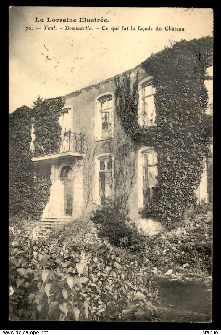 54 - DOMMARTIN-LES-TOUL - ANCIEN CHATEAU DES COMTES DE FONTENOY - Autres & Non Classés