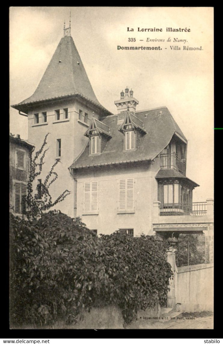 54 - DOMMARTEMONT - VILLA REMOND - Autres & Non Classés