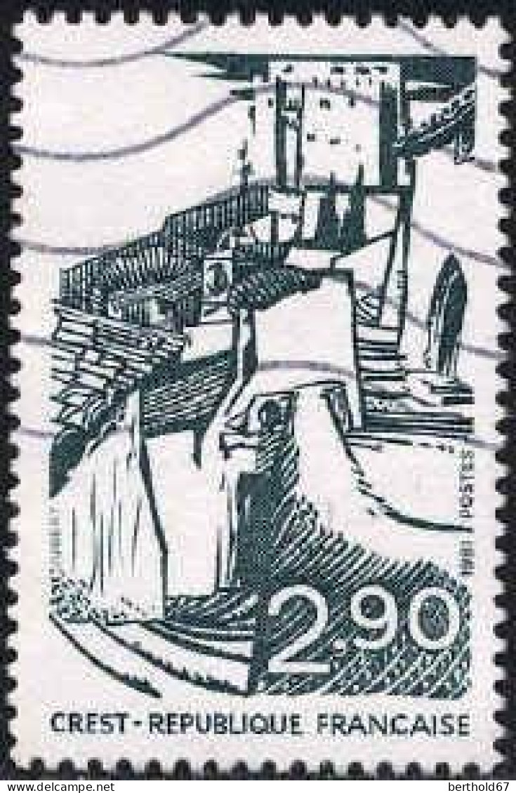 France Poste Obl Yv:2163 Mi:2294 Crest (Lign.Ondulées) - Used Stamps
