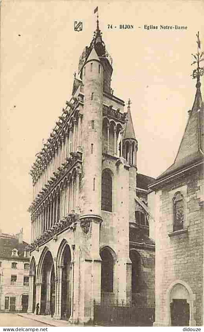 21 - Dijon - Eglise Notre Dame - Correspondance - Voyagée En 1920 - CPA - Voir Scans Recto-Verso - Dijon