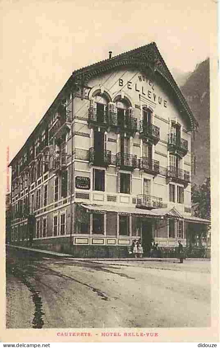 65 - Cauterets - Hotel Belle Vue - Animée - CPA - Voir Scans Recto-Verso - Cauterets