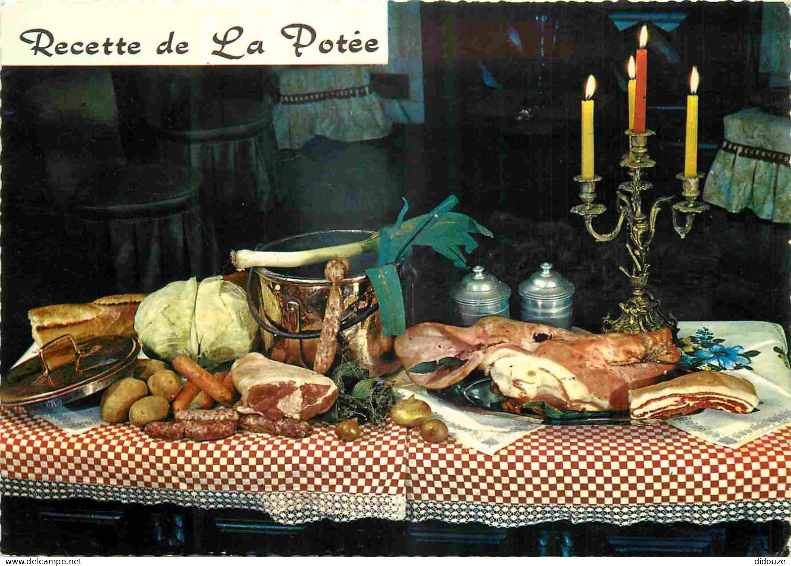 Recettes De Cuisine - La Potée - Gastronomie - Carte Dentelée - CPM - Voir Scans Recto-Verso - Recipes (cooking)