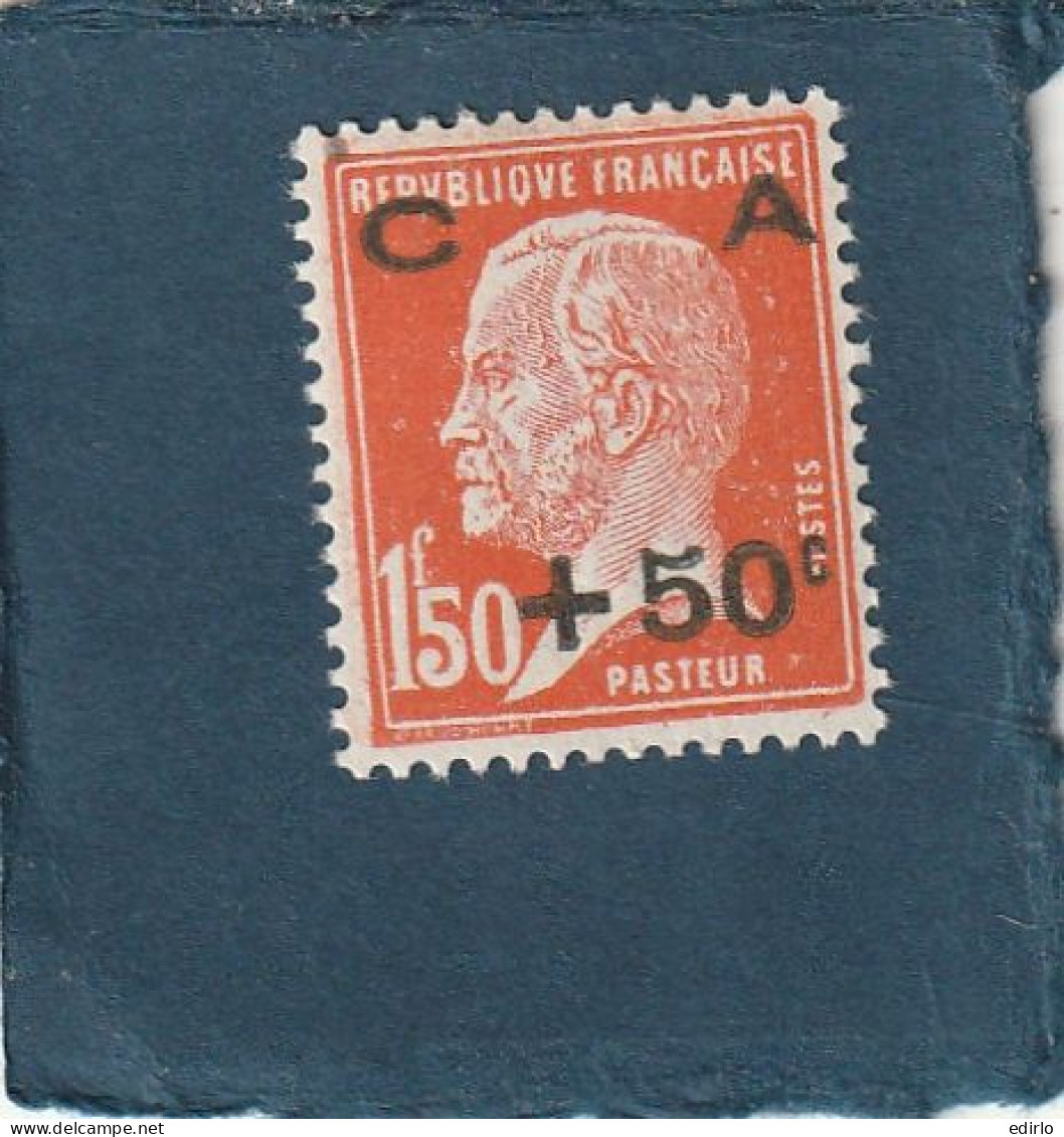 ///   FRANCE ///  Pasteur Caisse D'amortissement N° 248 *  ---  Côte * 18€ - Ongebruikt