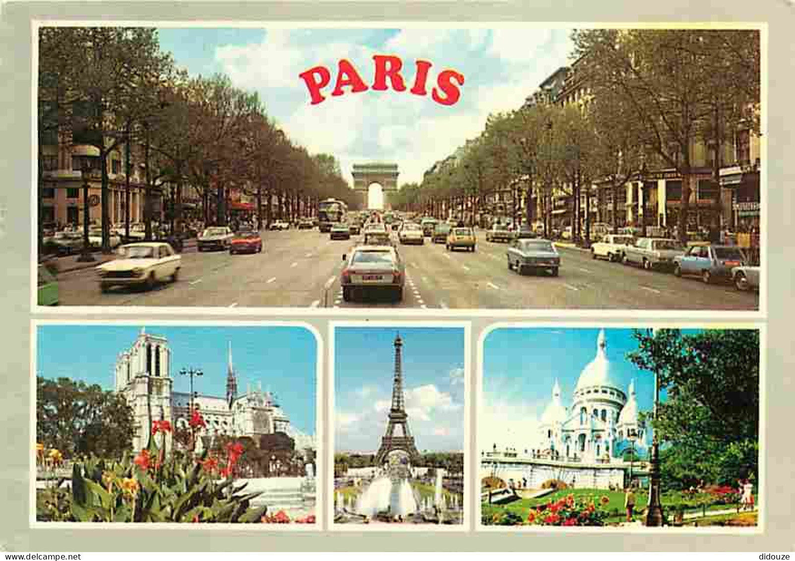 Automobiles - Paris - Multivues - CPM - Voir Scans Recto-Verso - Passenger Cars