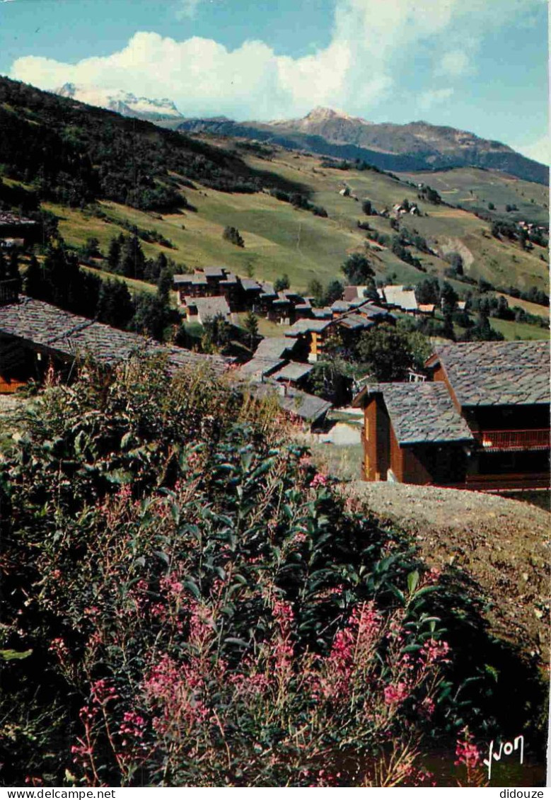 73 - Valmorel - Vue Depuis Planchamp Et Dans Le Fond La Chaîne De La Lozière - CPM - Flamme Postale - Voir Scans Recto-V - Valmorel