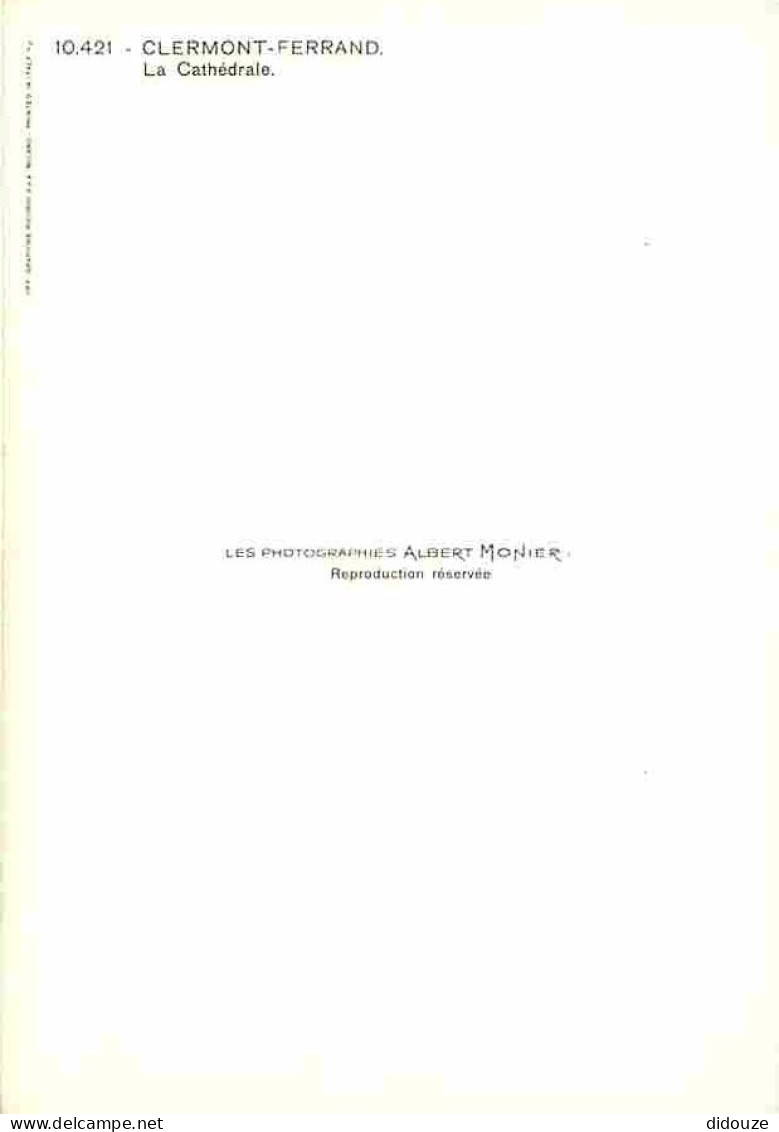 63 - Clermont Ferrand - La Cathédrale - CPM - Voir Scans Recto-Verso - Clermont Ferrand