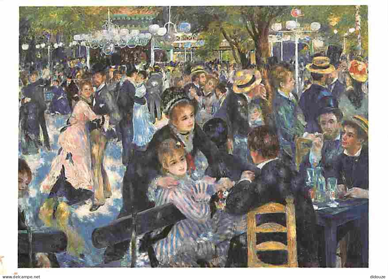 Art - Peinture - Pierre Auguste Renoir - Le Moulin De La Galette - Musée Du Louvre - Carte Neuve - CPM - Voir Scans Rect - Paintings